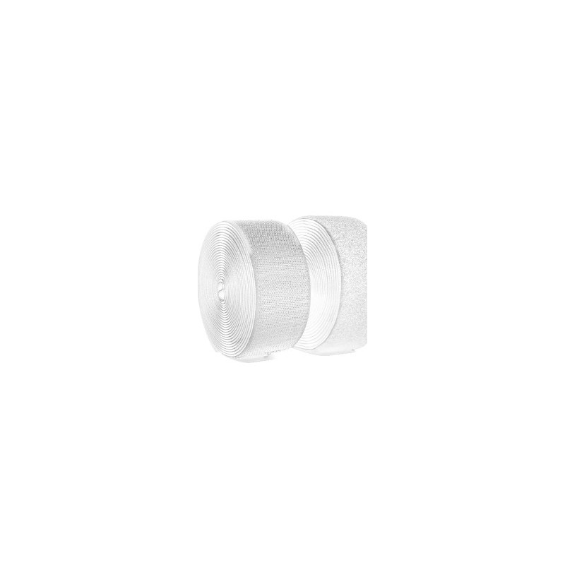 CINTA CONTACTEL CONFETTI 40 MM X 1 M. GANCHO Y FELPA BL/1