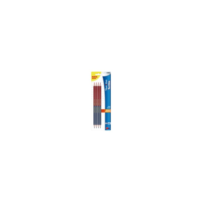 Lápiz Bicolor Delgado Paper Mate Verithin Hexagonal Bl/4