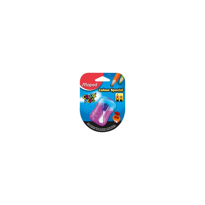 Sacapuntas con Depósito Maped Color Peps 2 Orificios Bl/1