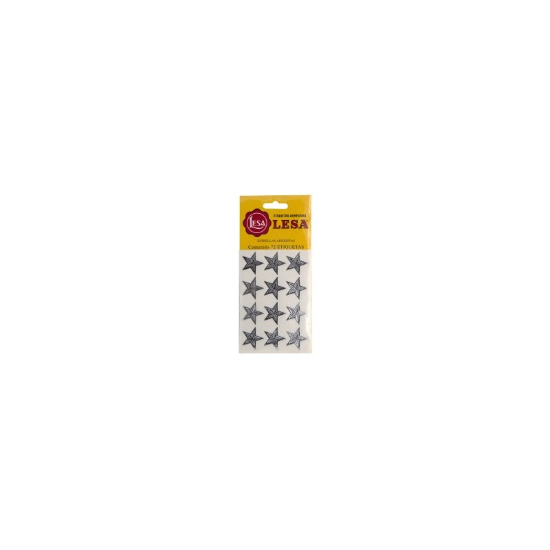 ETIQUETA ESTRELLA LESA #22 COLORES 24 MM BL/72 AUTOADHERIBLE