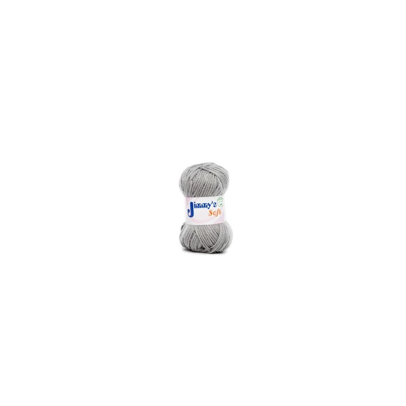 Estambre Soft Liso Jimmys Col.1826-Gris 50Gr.