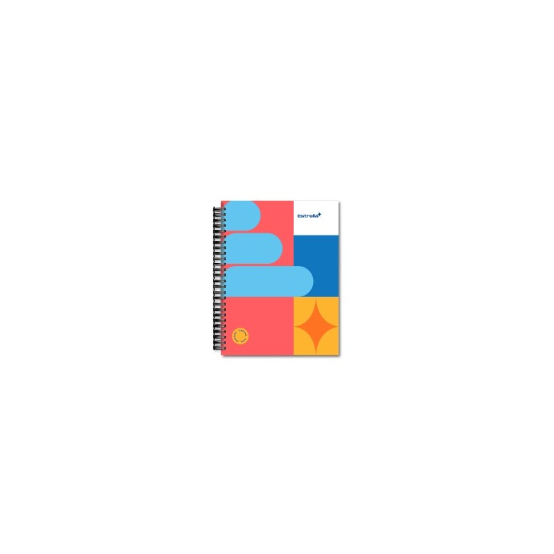 Cuaderno Profesional Pasta Dura Espiral Doble O Estrella 6584 Raya 100 h..
