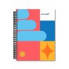 Cuaderno Profesional Pasta Dura Espiral Doble O Estrella 6584 Raya 100 h..