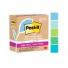 Block Post-it Super Sticky Oasis 7.6 x 7.6 cm C/350 h.