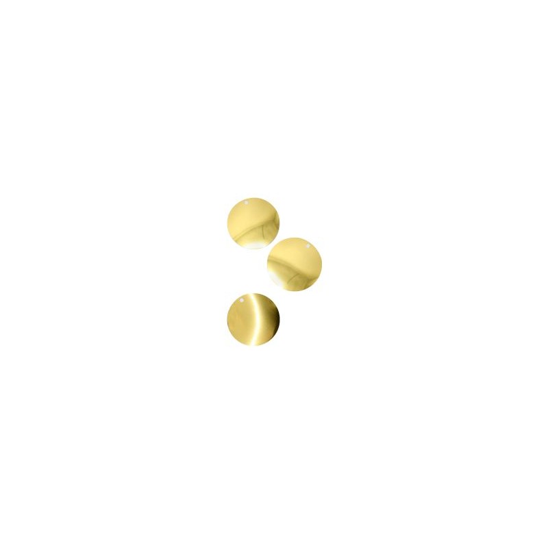 Lentejuelon Chico Met. Sederia 220-P 101-M Oro No.20Mm C/20 Grs.