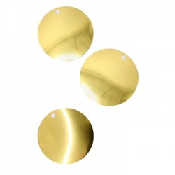 Lentejuelon Chico Met. Sederia 220-P 101-M Oro No.20Mm C/20 Grs.