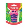 Sacapuntas con Depósito Maped Croc Croc 2 Orificios Bl/1