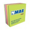 Cubo de Notas Adhesivas MAE con Blanco 7.6 x 7.6 cm C/400 h.