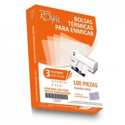 Mica Térmica 3 mil. Royal Carta con 100 piezas.