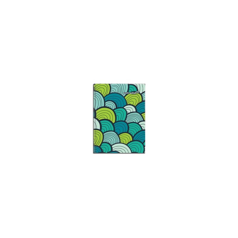 Libreta Forma Francesa Pasta Dura Estrella 0084 Cuadro Chico 96 h. 2 Manos
