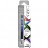 Bolígrafo Retráctil Metálico Punto Fino 0.7 mm Zebra F-301 Bl/1 Azul
