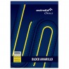 Block Amarillo Pegado Estrella 0015 Raya Carta 50 H.