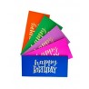 Sobre Cart. Rouge Happy Birthday P/Billete C/25