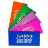 Sobre Cart. Rouge Happy Birthday P/Billete C/25