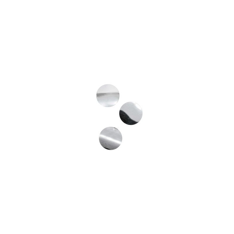 Lentejuelon Chico Met. Sederia 220-P 102-M Plata No.20Mm C/20 Grs.
