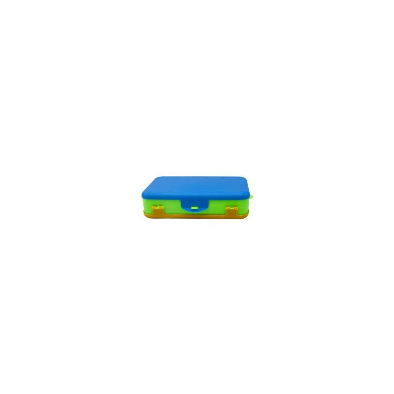 Estuche P/Lapiz Escolar Doble Tapa Solido Colores