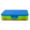 Estuche P/Lapiz Escolar Doble Tapa Solido Colores