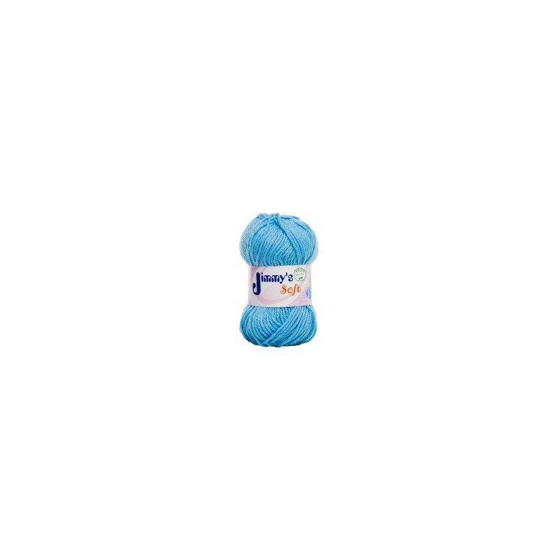 Estambre Soft Liso Jimmys Col.1829-Celeste 50Gr.