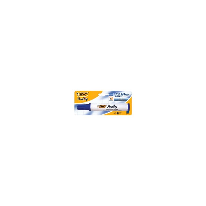 Marcador para Pintarrón Bic Bl/1 Azul, Punta Cincel