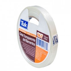 Cinta Flejadora Tuk 196T, 18 mm x 50 m. Filamentos de Fibra de Vidrio