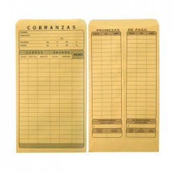 Sobre Cobranza Ante Fortec C/50 11.4 x 21.5 cm. 90 g.