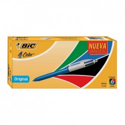 Bolígrafo 4 Color Bic Colores Básicos