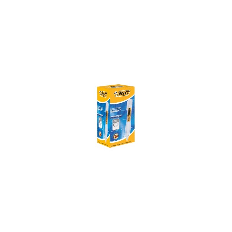 Corrector Líquido Pluma Bic Shake'n Squeeze 8 ml.