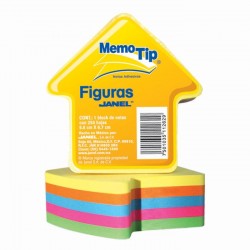 Block MemoTip Janel Flecha 6.6 x 6.7 cm C/250 h.