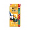 Lápices de Colores Bic Evolution Hexagonales C/12