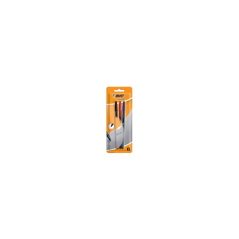Bolígrafo Punto Fino 0.7 mm Bic Cristal Bl/3