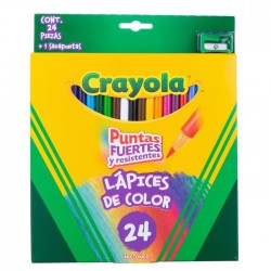 Lápices de Colores Crayola Redondos C/24