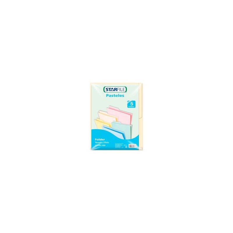 Folder Crema Starfile C/5 Oficio